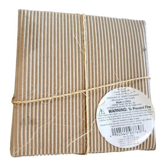 Ocean Sea Shells Scented Candles Set of 10 Seaside Ocean Decor DH619 - Picture 4 of 4